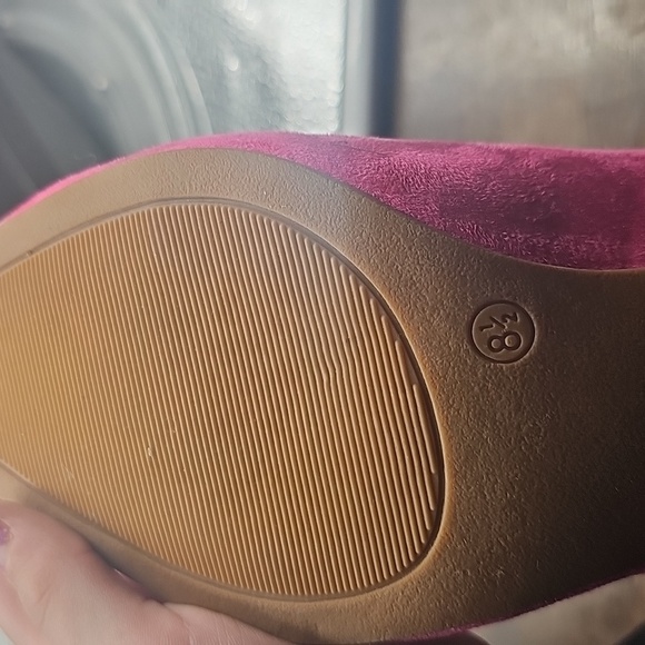 A New Pink Heels size 8.5 Mysoft Suede NIB - Picture 9 of 11